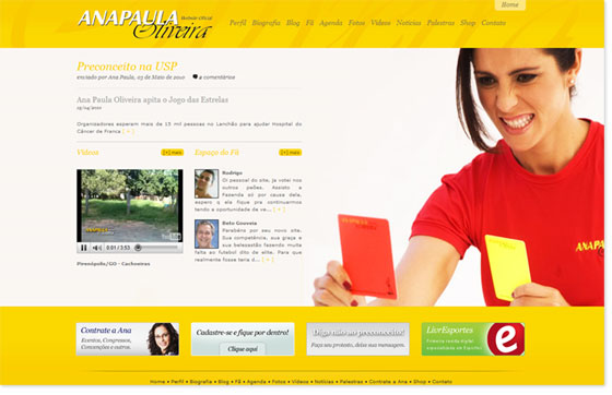 Website Ana Paula Oliveira